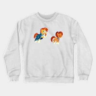 Stellar Flare and Sunburst 3 Crewneck Sweatshirt